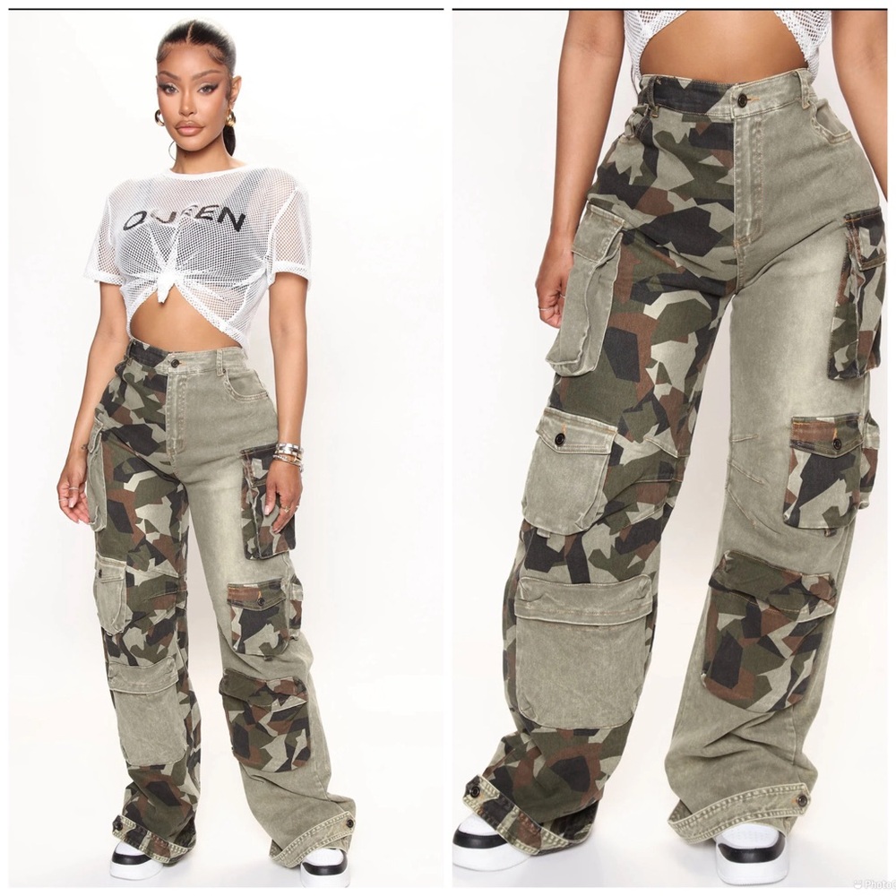 Camo Cargo jeans